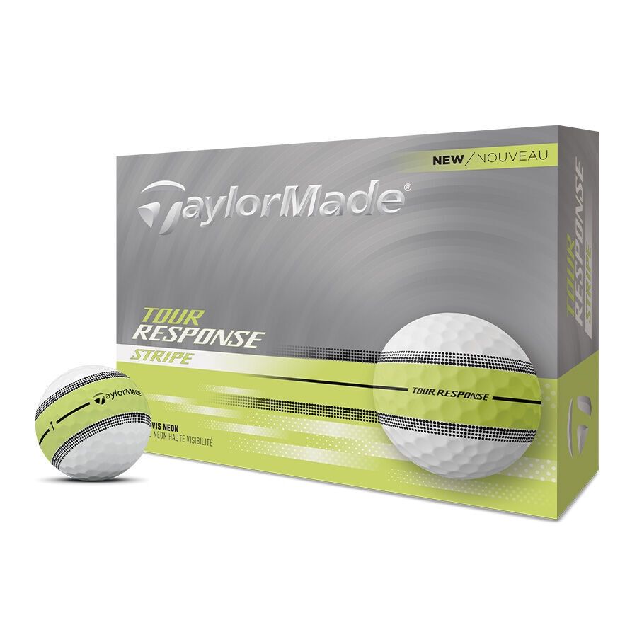TAYLORMADE 2025 TOUR RESPONSE STRIPE NEON YELLOW