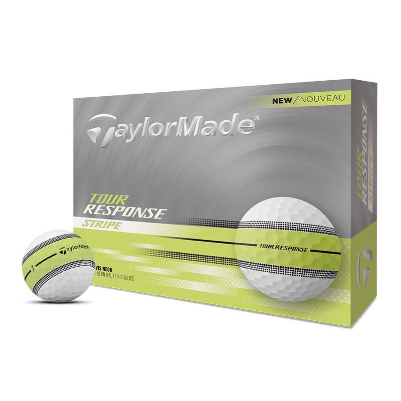 TAYLORMADE 2025 TOUR RESPONSE STRIPE NEON YELLOW