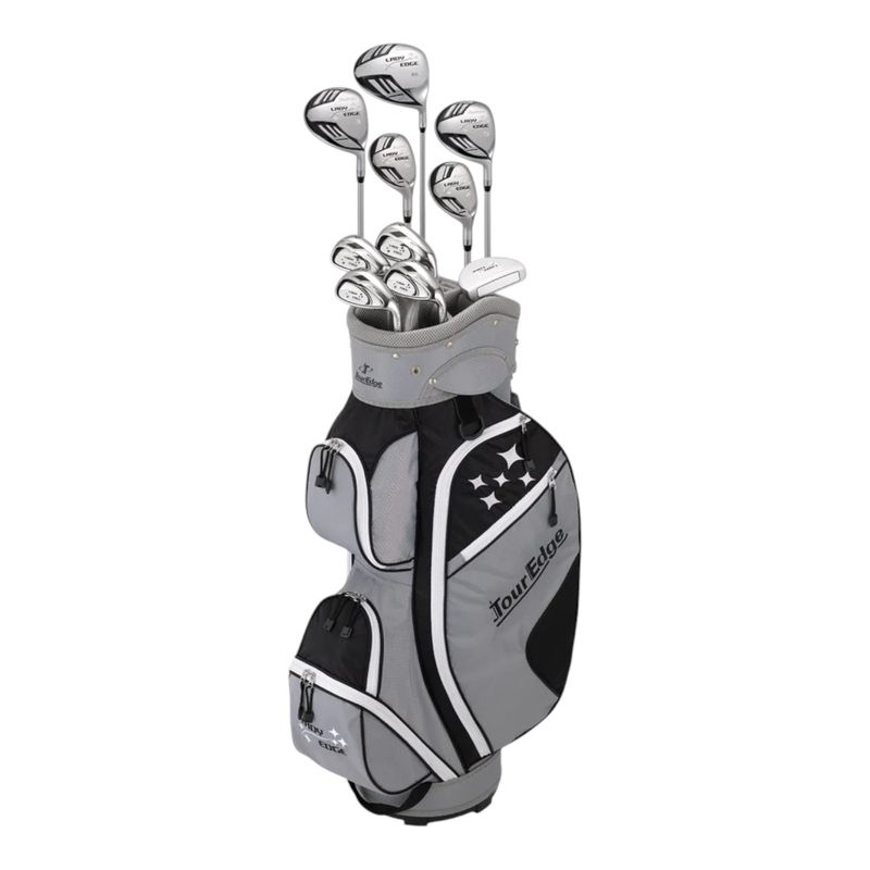 TOUR EDGE LADY EDGE BLACK/WHITE FULL BOX SET