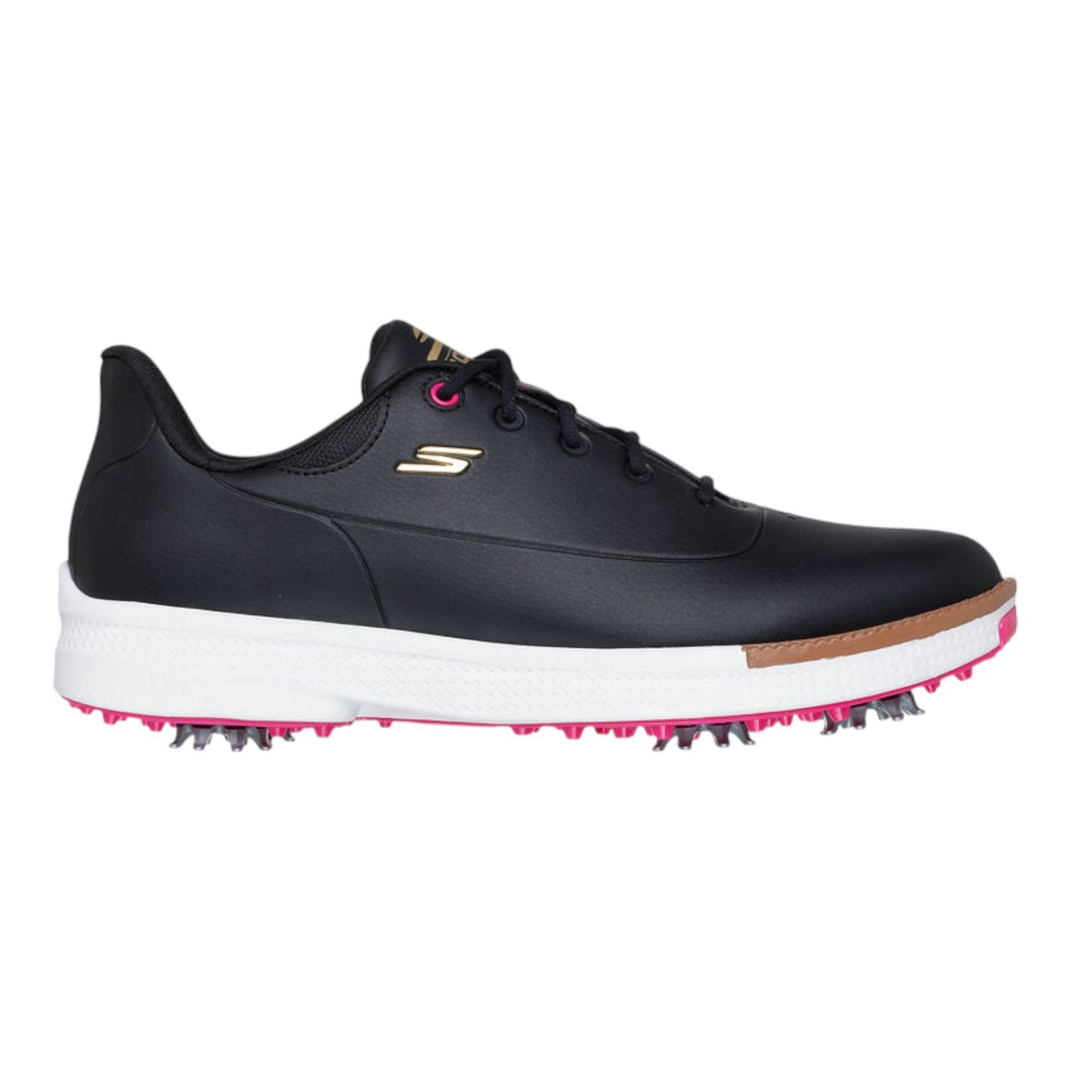 SKECHERS WOMENS GO GOLF JASMINE 2 BLACK/PINK
