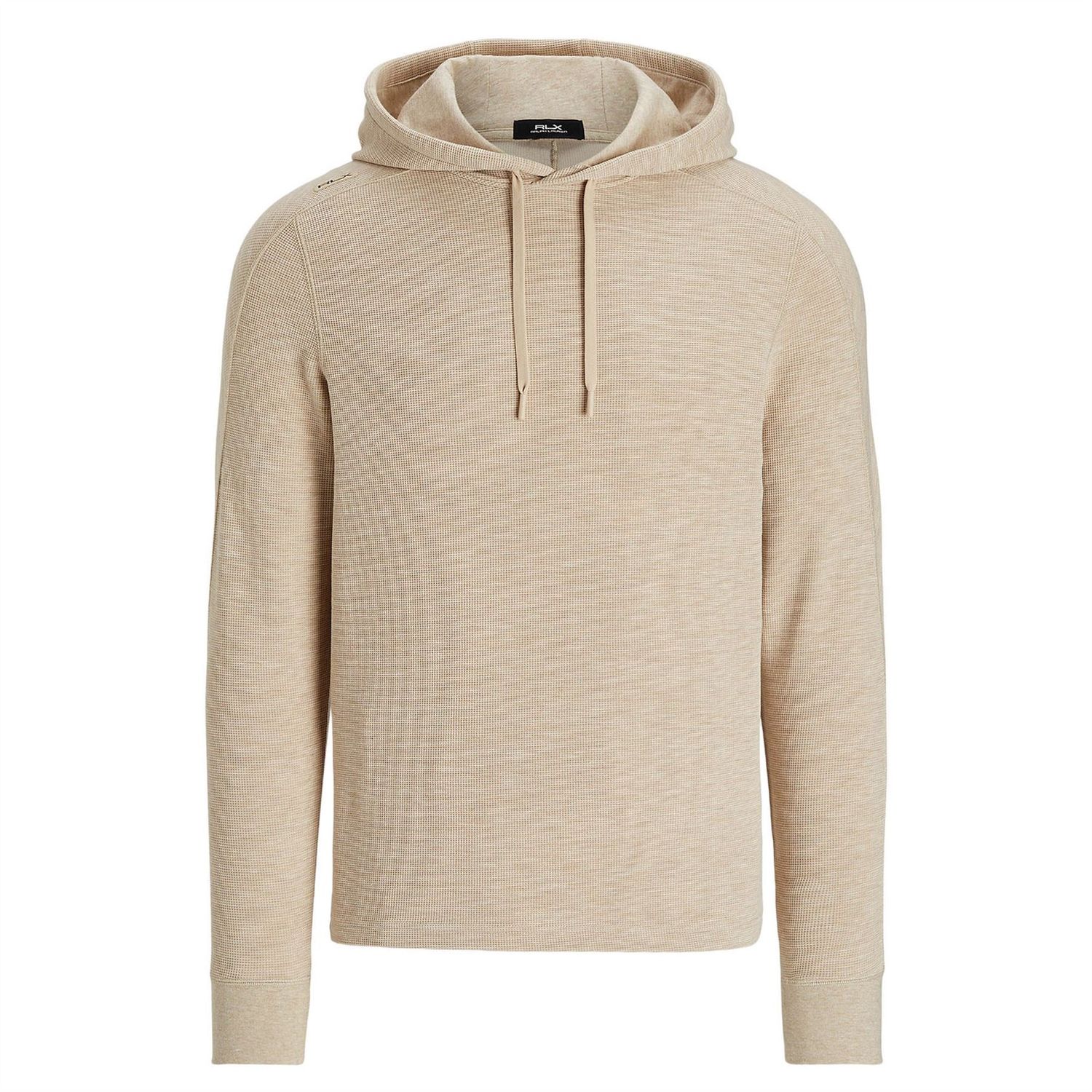 RLX RALPH LAUREN TECH WAFFLE HOODIE BEIGE HEATHER