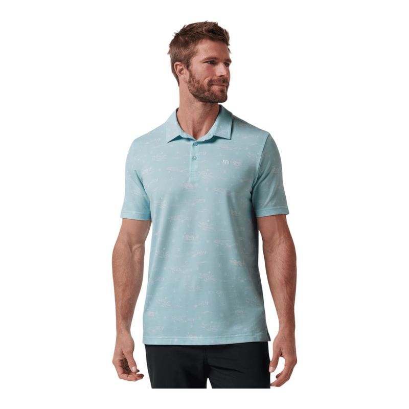 TRAVISMATHEW FEATHERWEIGHT CITY POLO CORY BLUE