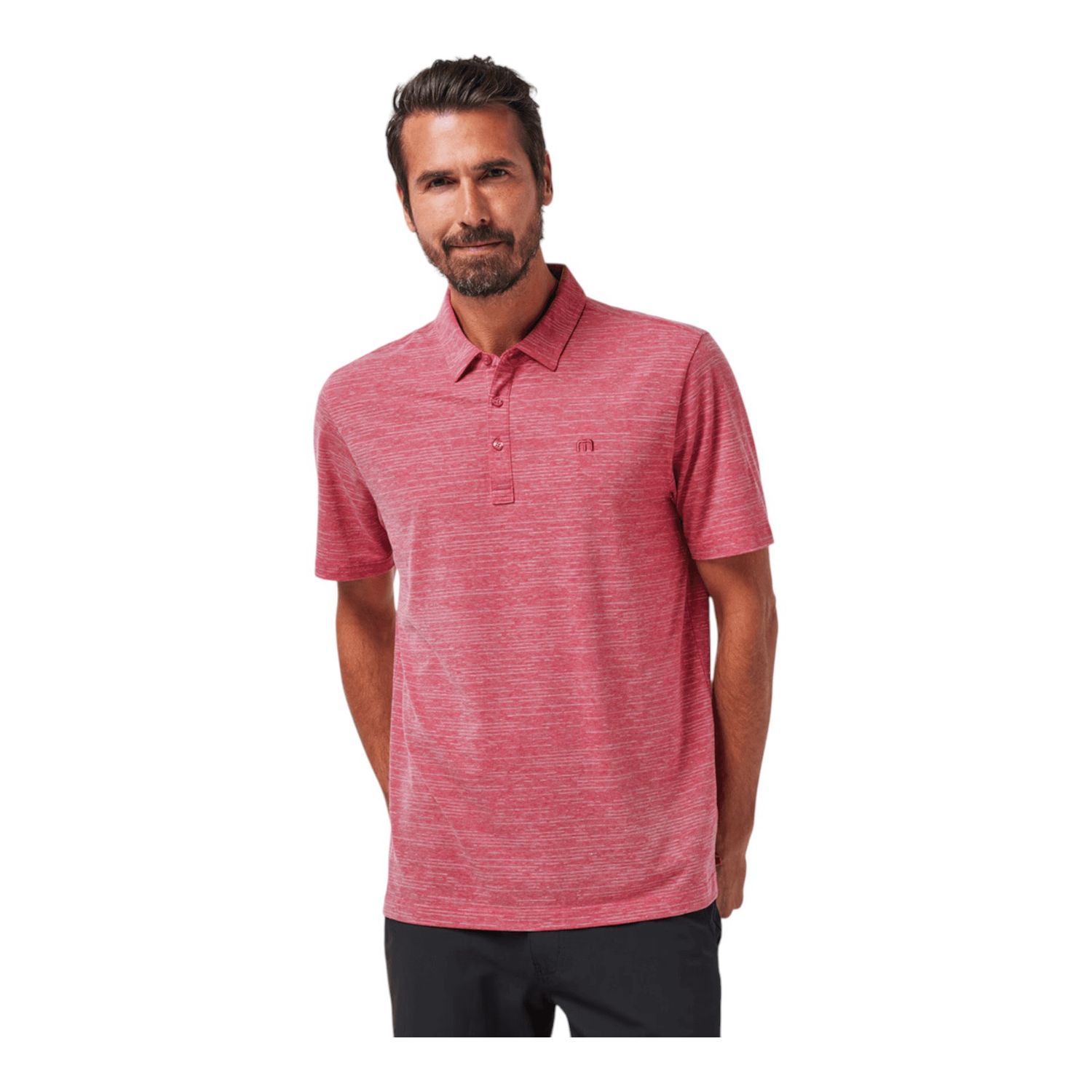 TRAVISMATHEW THE HEATER POLO HEATHER SCOOTER