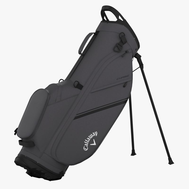 CALLAWAY GOLF CHASE STAND BAG CHARCOAL 25