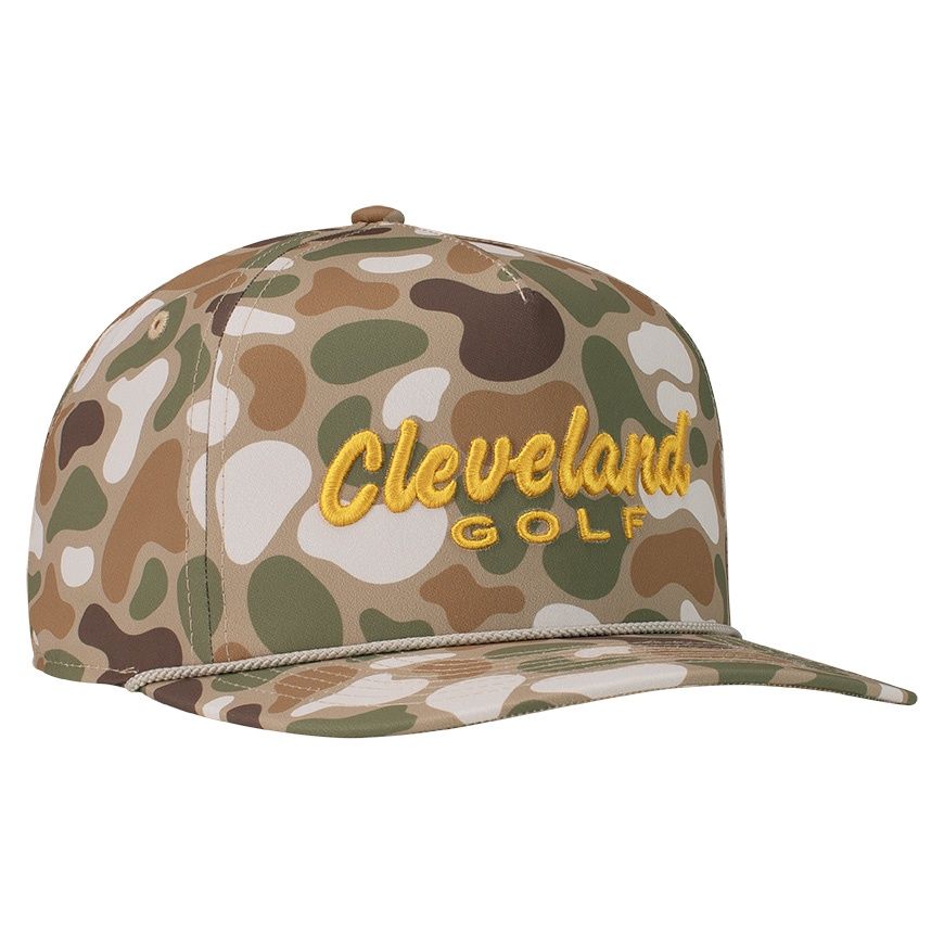 CLEVELAND GOLF CAMO HAT BROWN