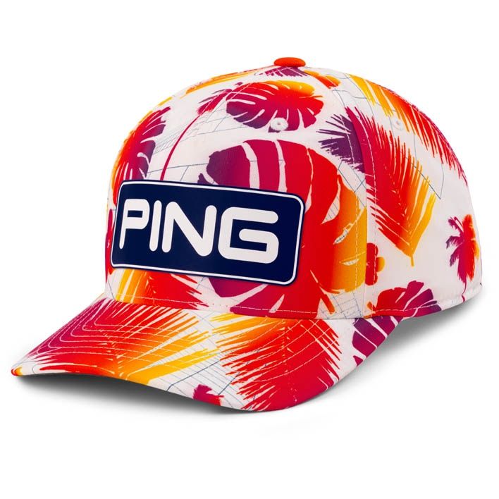 PING ELECTRIC SUNSET TOUR SNAPBACK WHITE