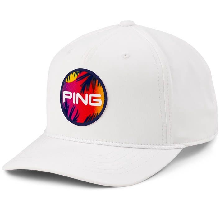 PING ELECTRIC SUNSET SNAPBACK WHITE
