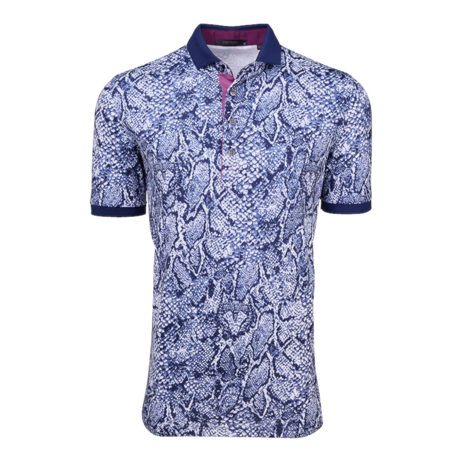 GREYSON WOLF SCALES POLO MALTESE BLUE