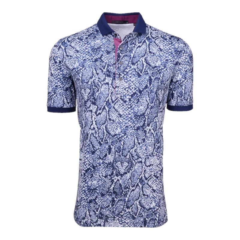 GREYSON WOLF SCALES POLO MALTESE BLUE