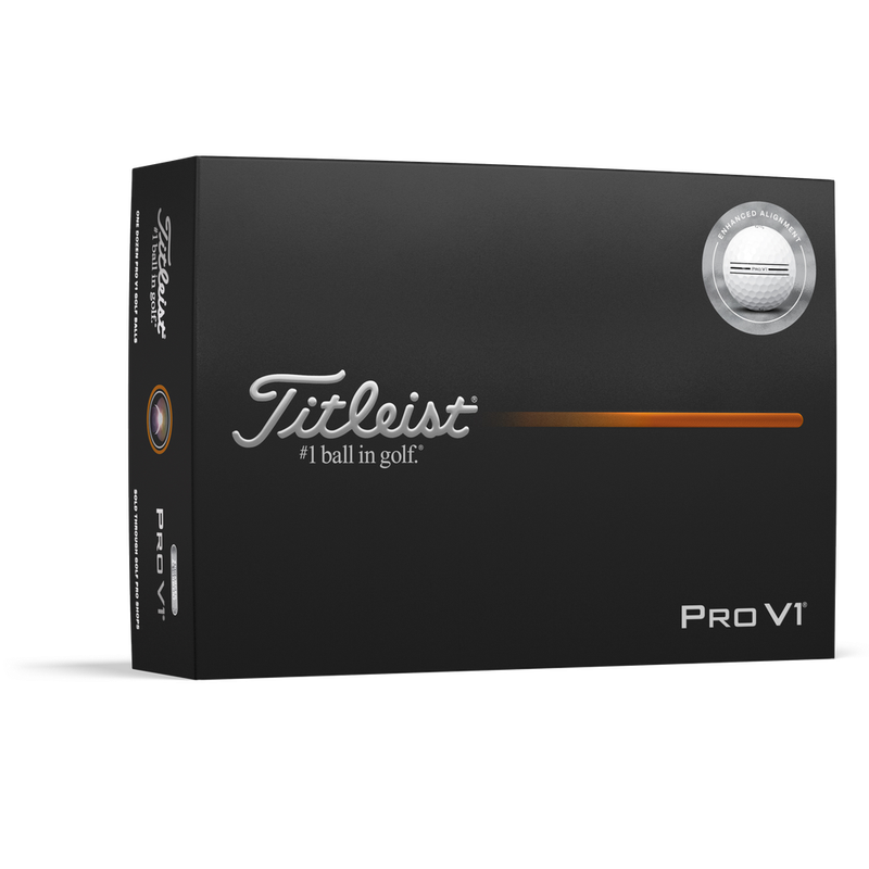 TITLEIST 2025 PRO V1 GOLF BALL ENHANCED ALIGNMENT