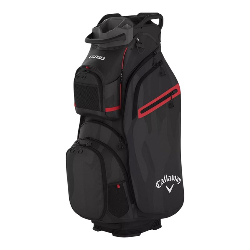 CALLAWAY GOLF CARGO CART BAG BLACK CAMO 25