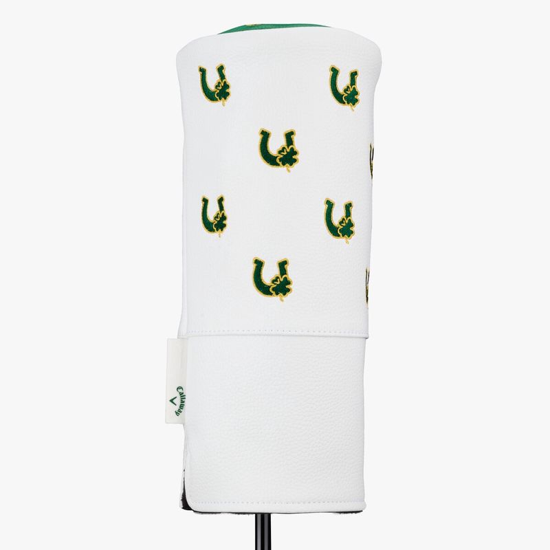 CALLAWAY LUCKY COLLECTION DRIVER HEADCOVER WHITE/GREEN