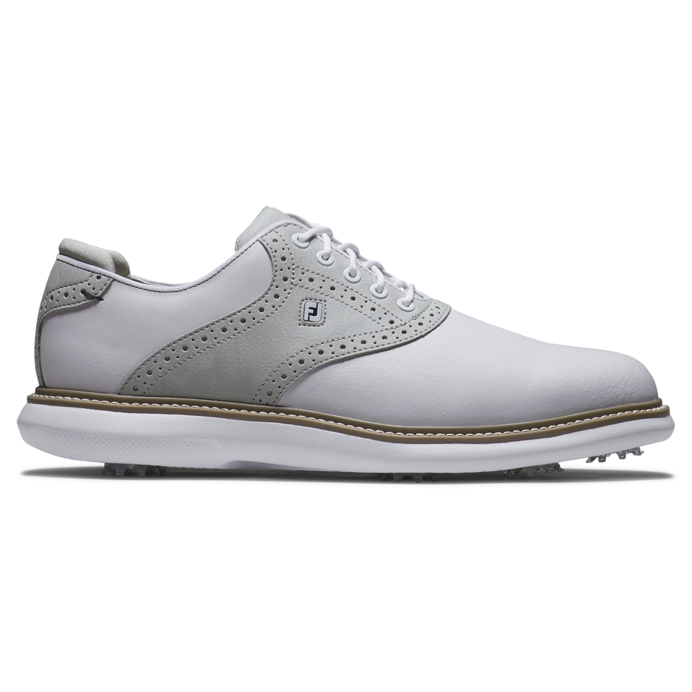 FOOTJOY TRADITIONS WHITE/GREY/TAN