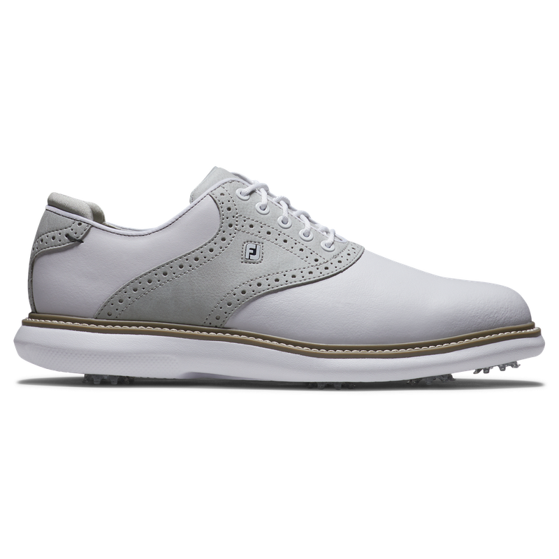 FOOTJOY TRADITIONS WHITE/GREY/TAN