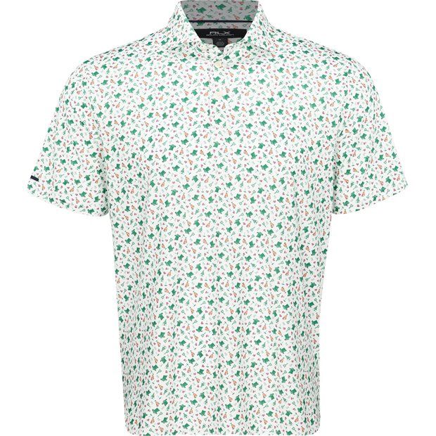 RLX LIGHTWEIGHT AIRFLOW AUGUSTA PRINT POLO TEE TIME