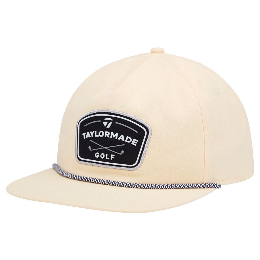 TAYLORMADE DAYTONA ROPE SNAPBACK HAT CREAM