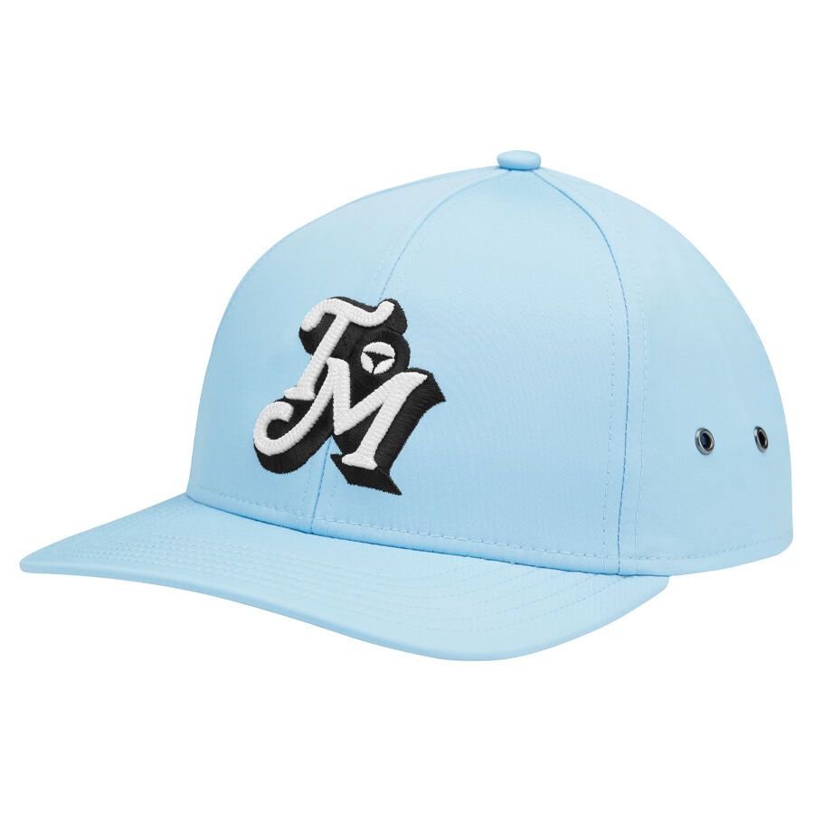 TAYLORMADE NEWPORT RETRO METAL EYELIT HAT LIGHT BLUE