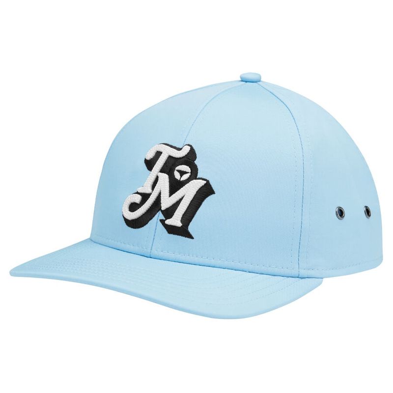 TAYLORMADE NEWPORT RETRO METAL EYELIT HAT LIGHT BLUE