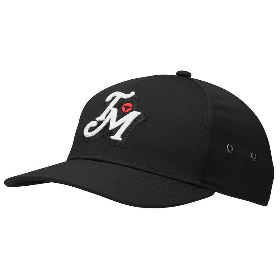 TAYLORMADE NEWPORT RETRO METAL EYELIT HAT BLACK