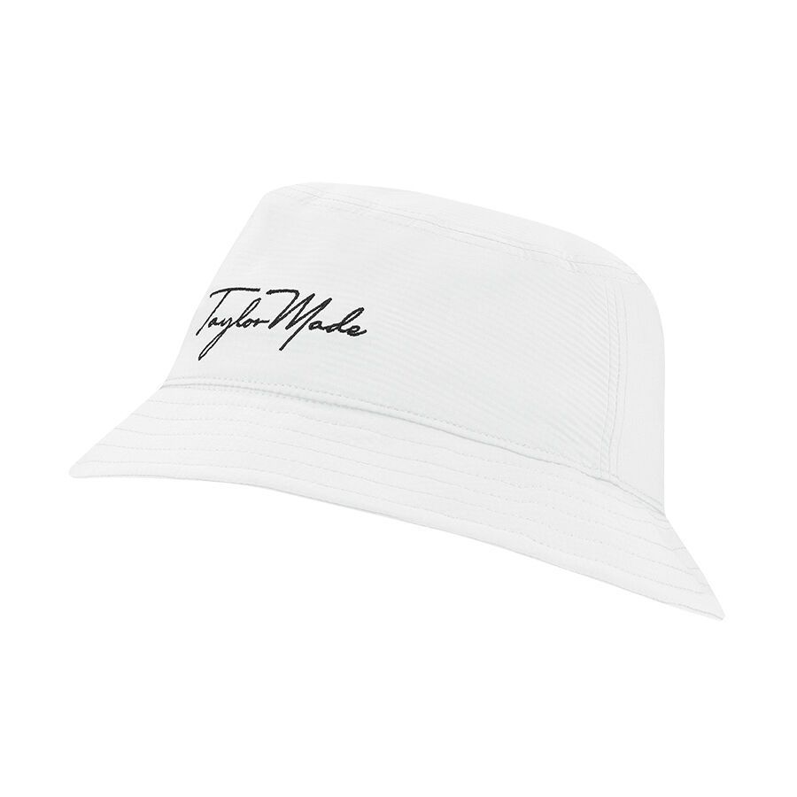 TAYLORMADE RADAR BUCKET HAT WHITE