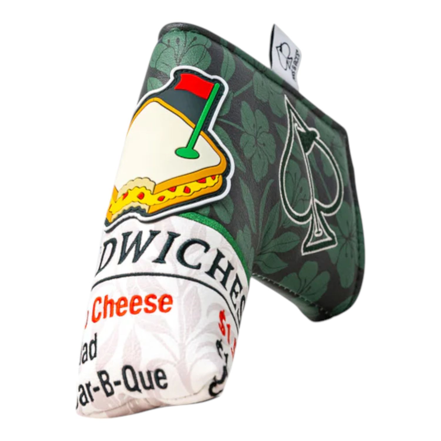 PINS &amp; ACES PIMENTO MENU BLADE PUTTER HEADCOVER