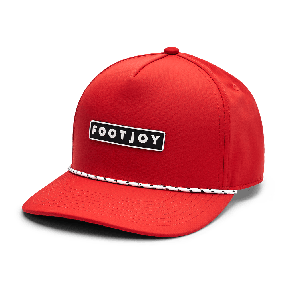 FOOTJOY SIGNATURE ROPE HAT RED