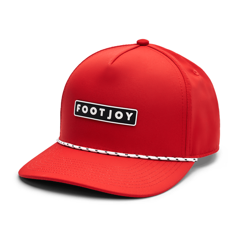 FOOTJOY SIGNATURE ROPE HAT RED