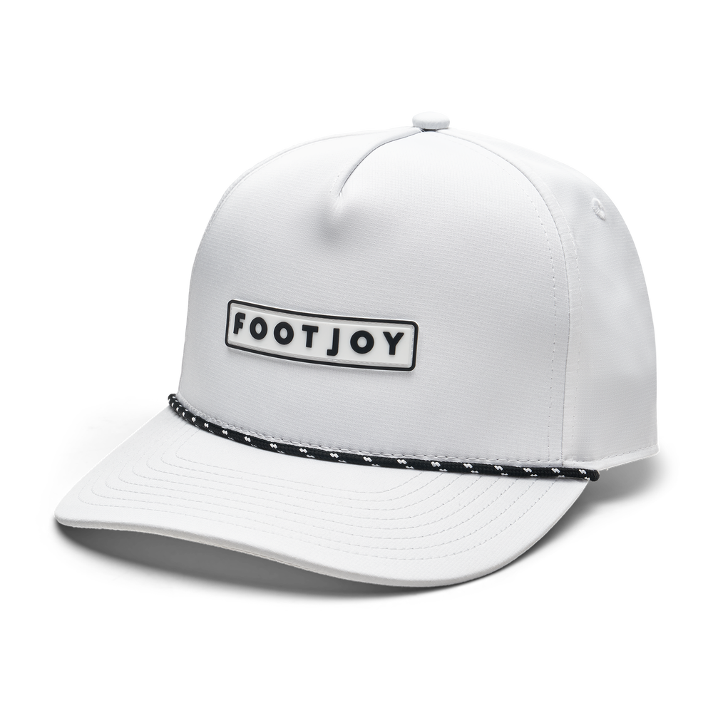 FOOTJOY SIGNATURE ROPE HAT WHITE