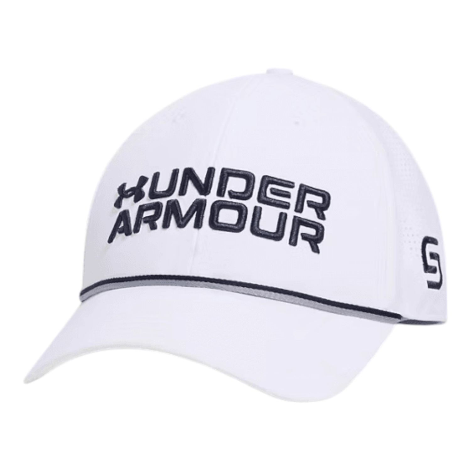 UNDER ARMOUR JORDAN SPIETH DRIVE ROPE HAT WHITE