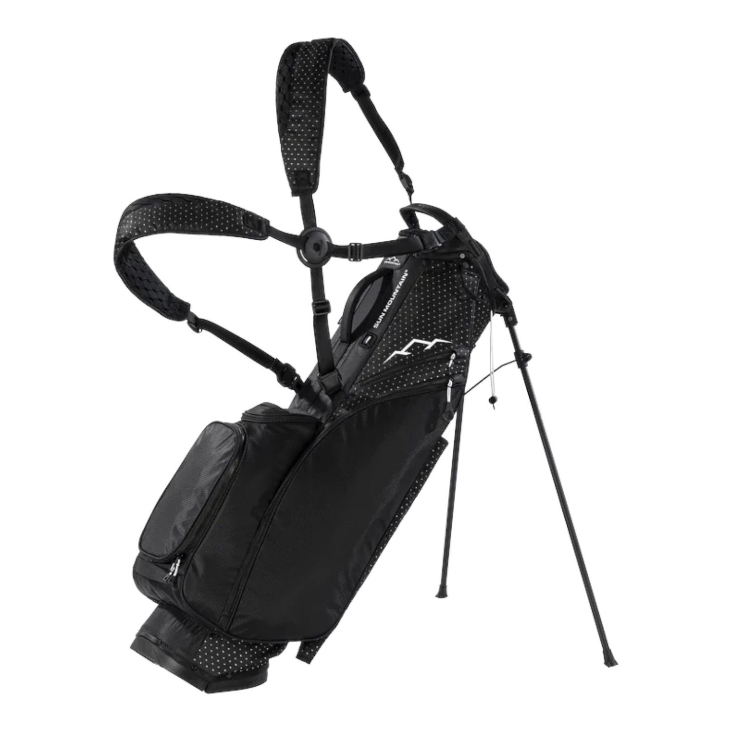 SUN MOUNTAIN E 2.5 4 WAY STAND BAG BLACK DIAMOND/BLACK