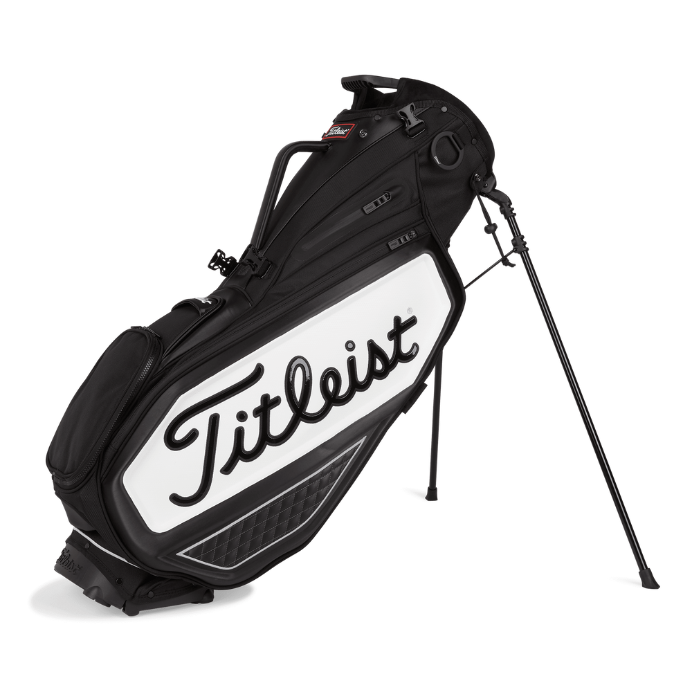 TITLEIST PREMIUM STAND BAG BLACK/WHITE