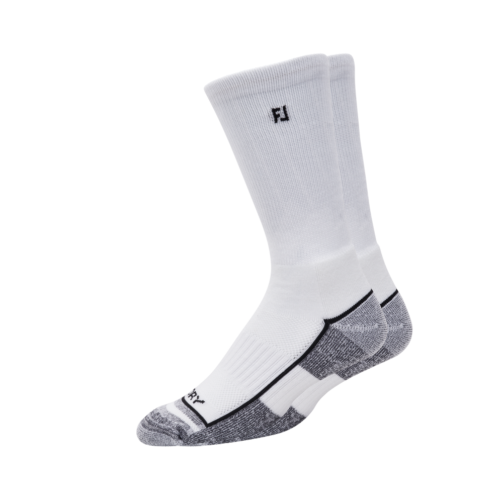 FOOTJOY PRODRY CREW XL SOCK XL MENS, Color: WHITE, Size: XL 12-15
