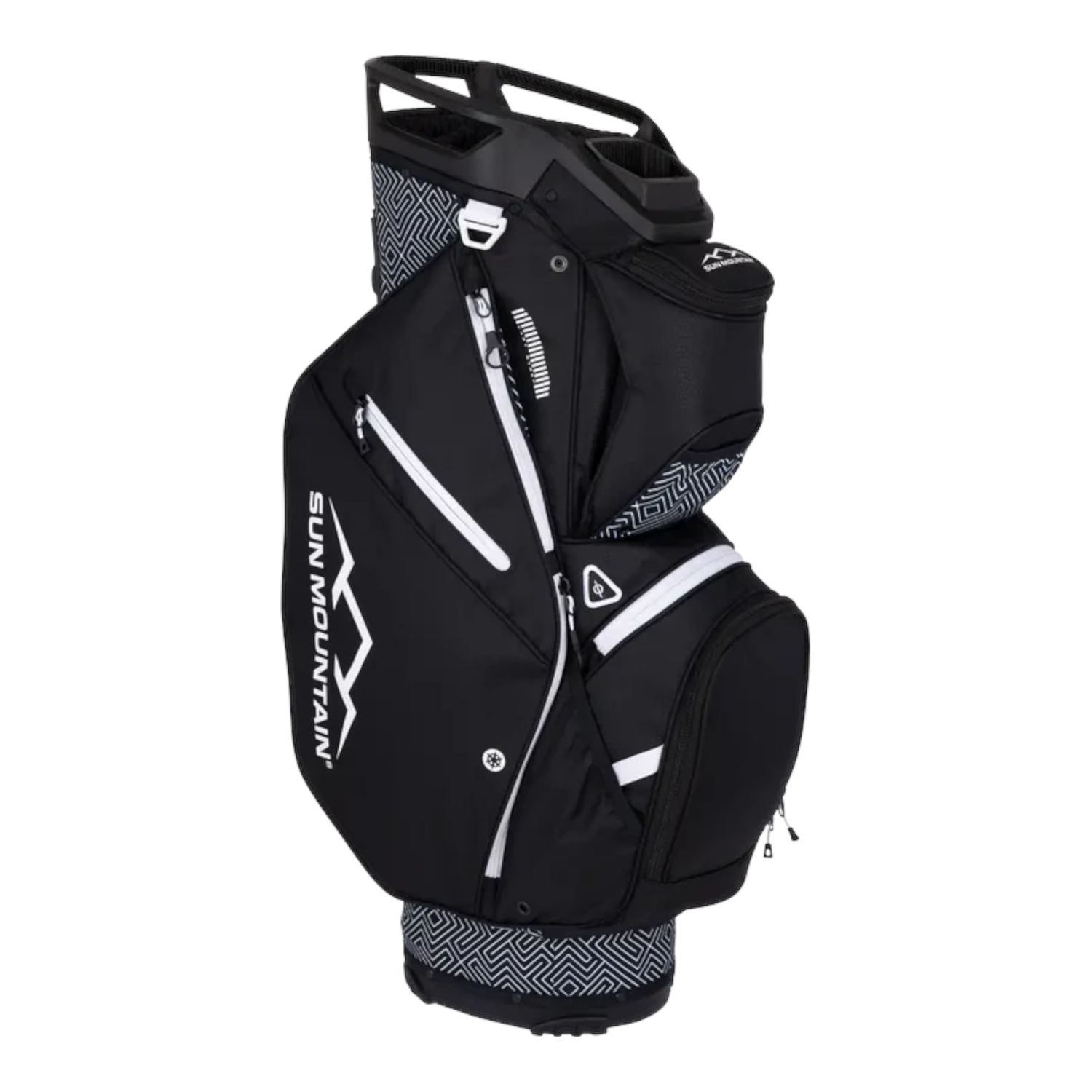 SUN MOUNTAIN STELLAR 14 WAY CART BAG MAZE/BLACK/WHITE