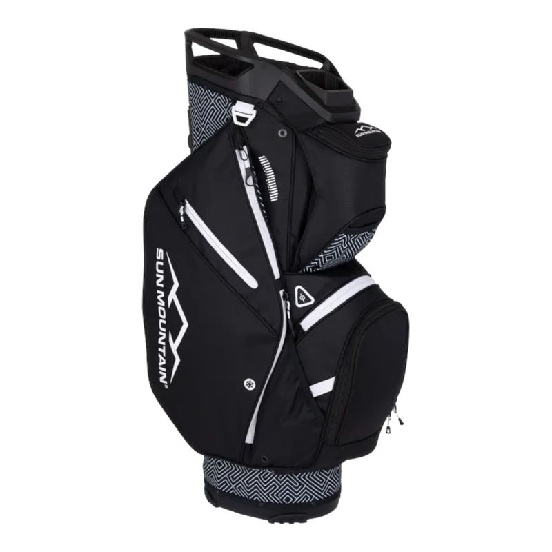 SUN MOUNTAIN STELLAR 14 WAY CART BAG MAZE/BLACK/WHITE