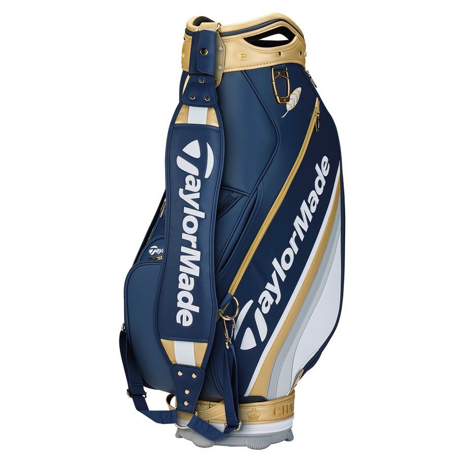 TAYLORMADE QUEEN CITY STAFF BAG NAVY/GOLD