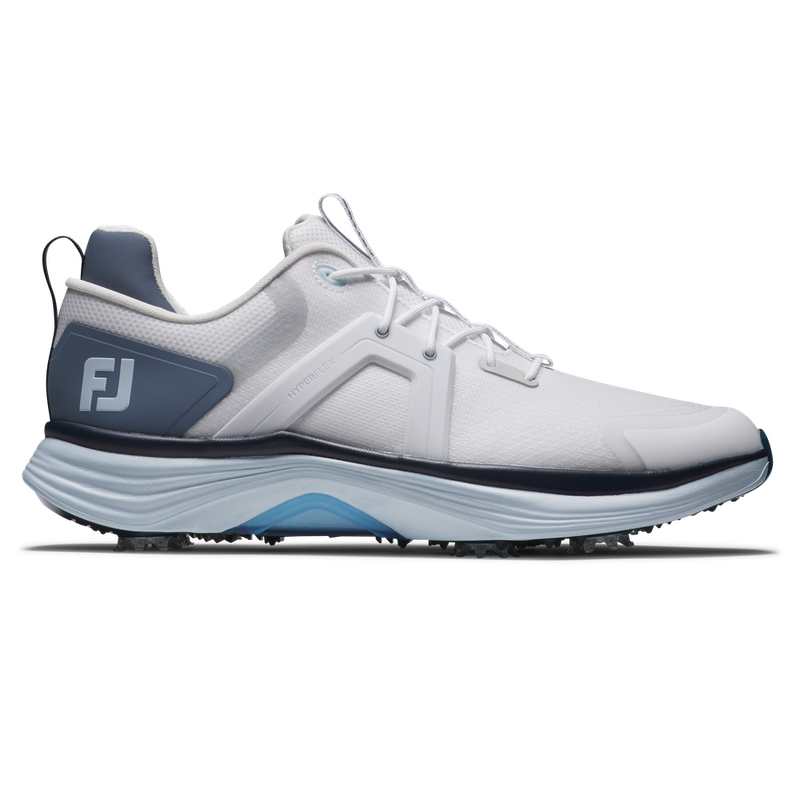 FOOTJOY HYPERFLEX MENS GOLF SHOE WHITE/SLATE/BLUE