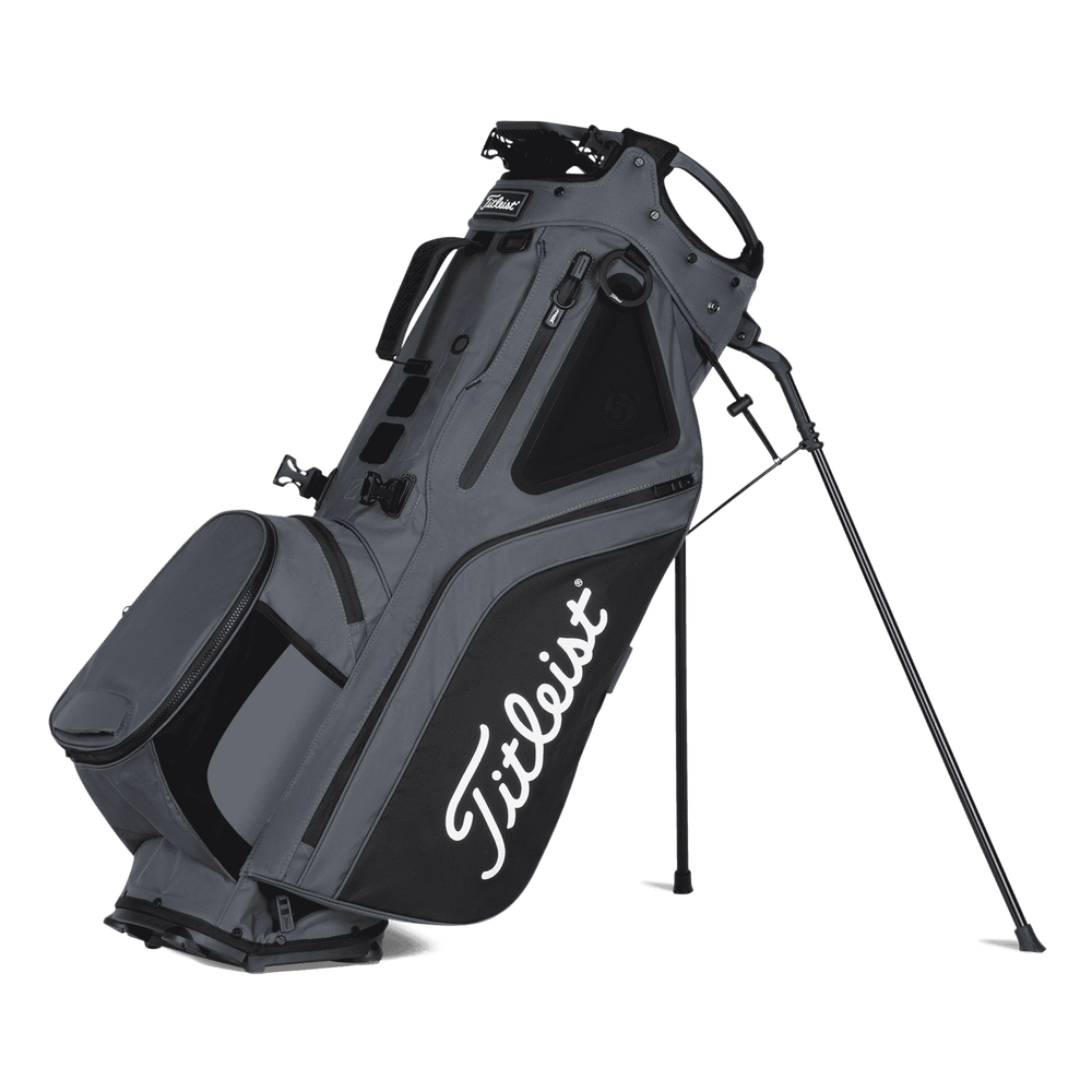 TITLEIST HYBRID 5 STAND BAG CHARCOAL/BLACK