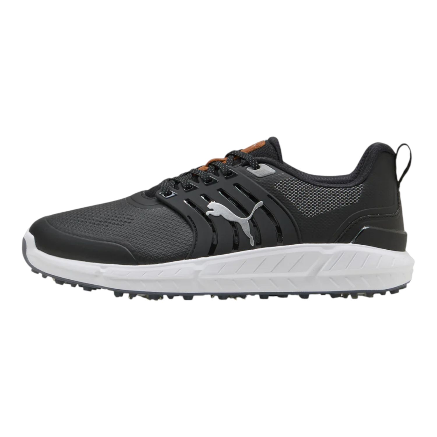 PUMA IGNITE ELEVATE 2 TOUR GOLF SHOE PUMA BLACK/SILVER/SLATE SKY