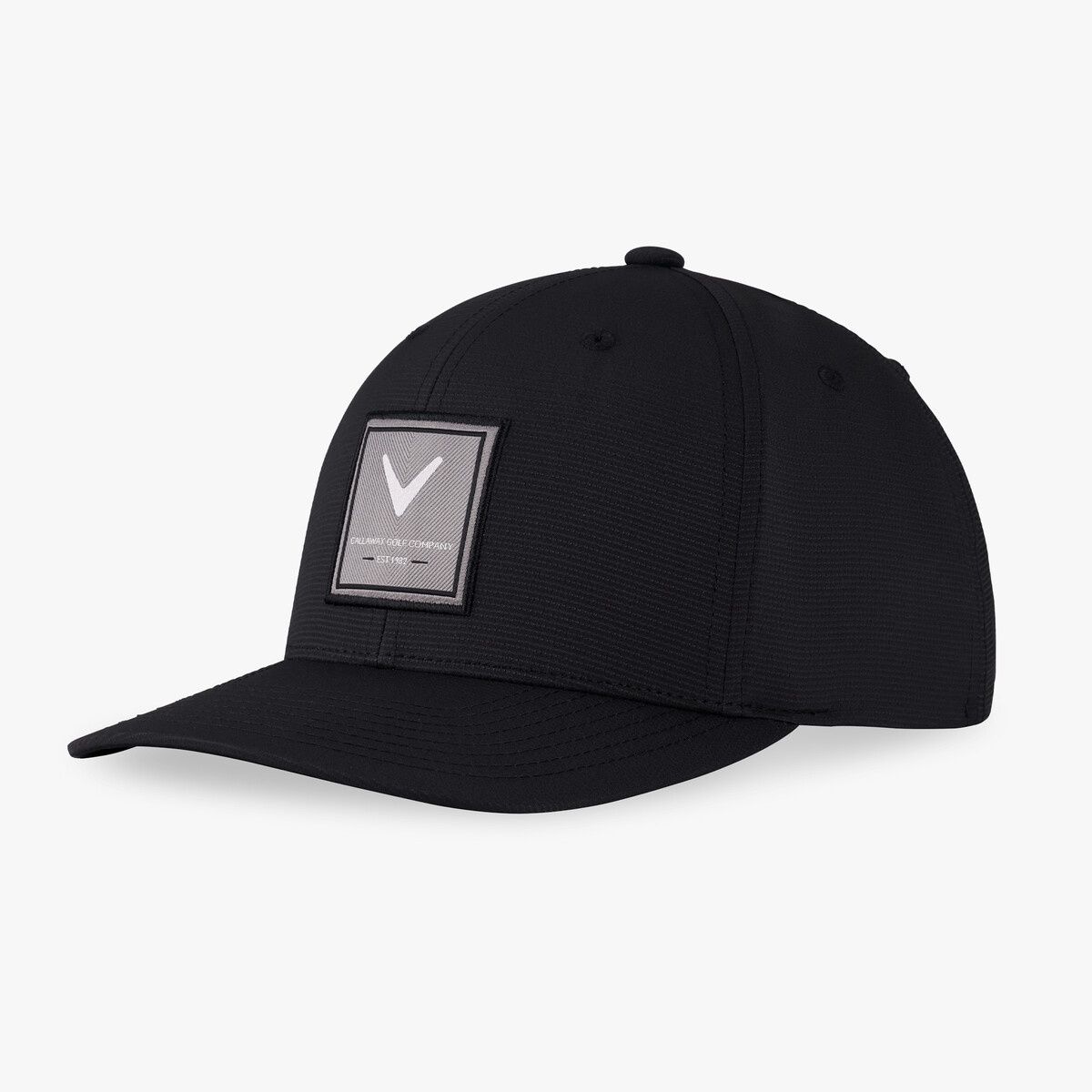 CALLAWAY RUTHERFORD FLEXFIT HAT, Color: BLACK, Size: ADJUSTABLE