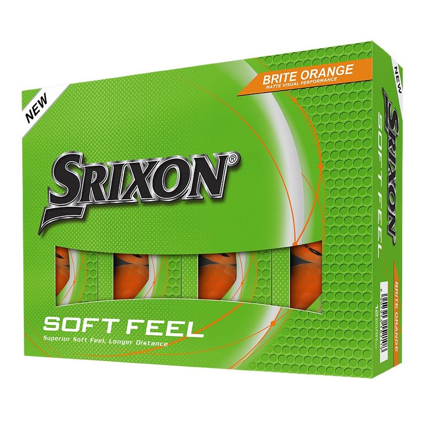 SRIXON SOFT FEEL 14 GOLF BALL BRITE ORANGE