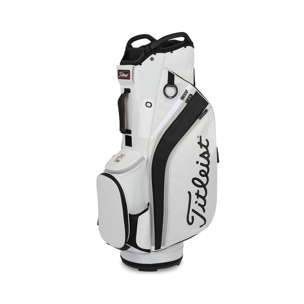 TITLEIST CART 14 BAG WHITE/BLACK/GREY