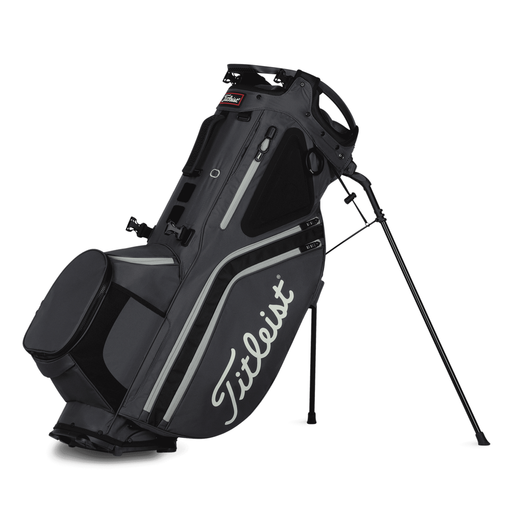 TITLEIST HYBRID 14 STAND BAG CHARCOAL/BLACK/GREY