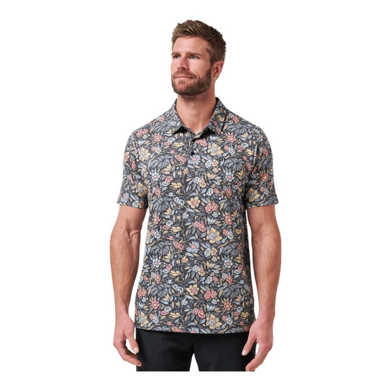 TRAVISMATHEW FEATHERWEIGHT DAY CRUISE POLO BLACK