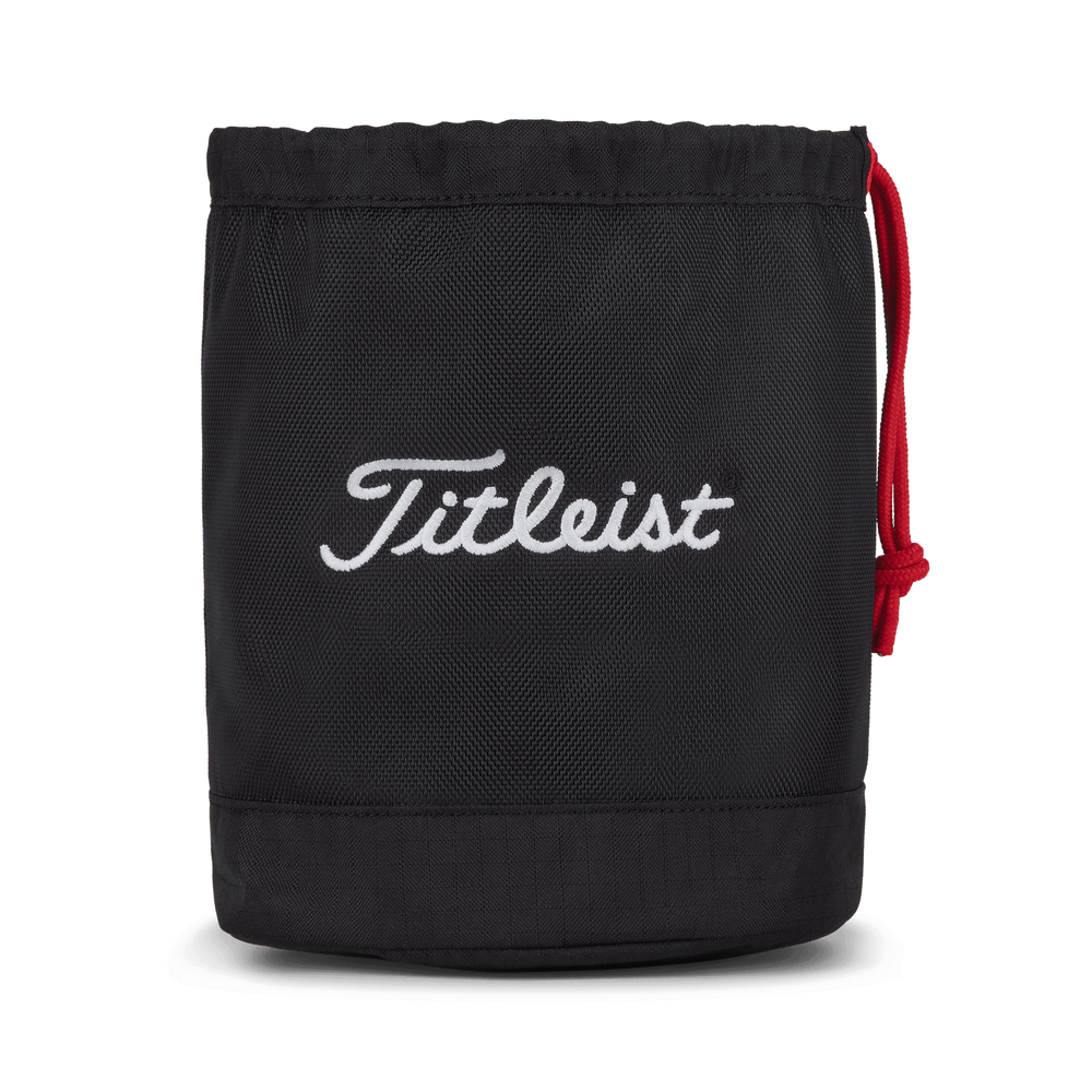 TITLEIST RANGE BAG BLACK/BLACK/RED