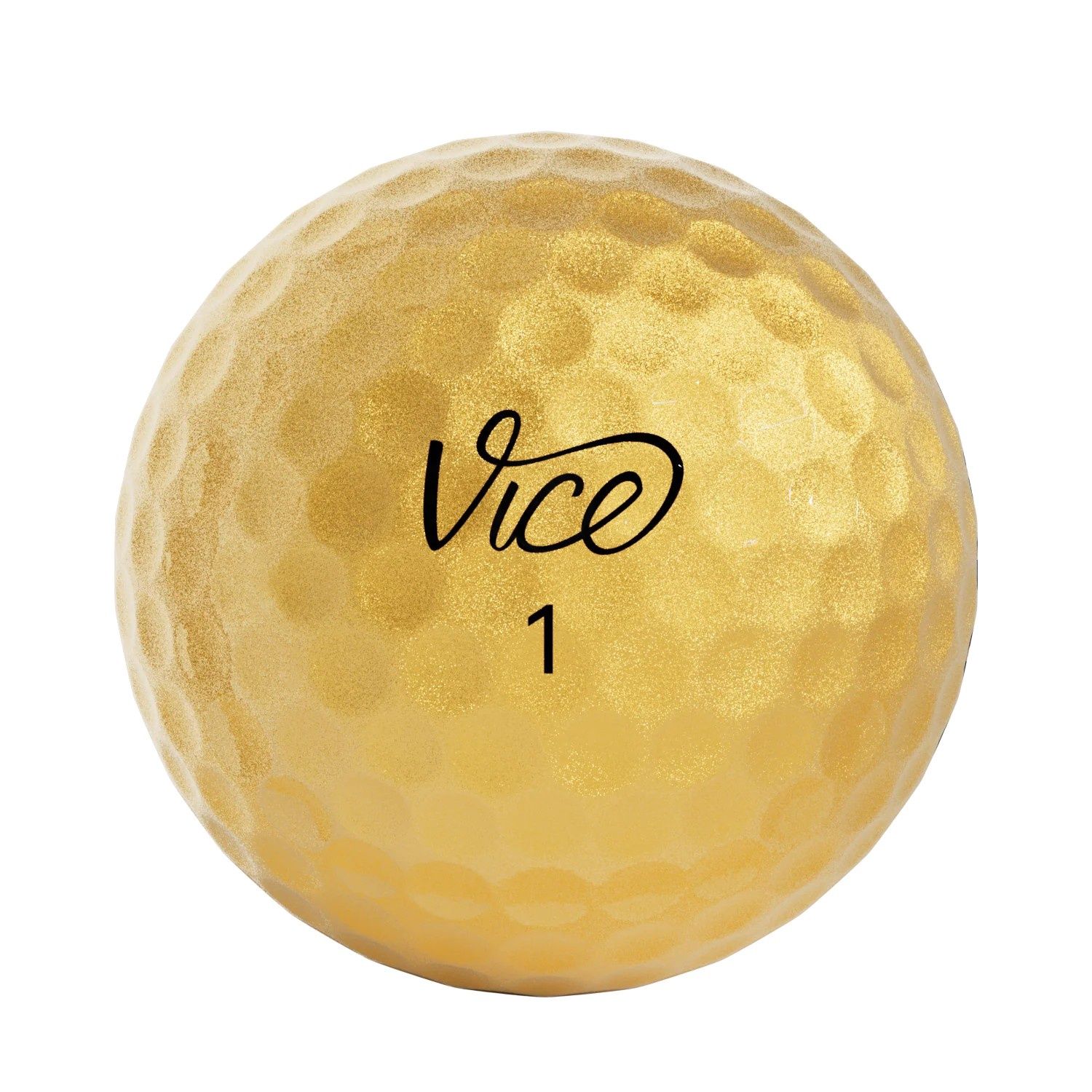 VICE PRO PLUS GOLD GOLF BALL
