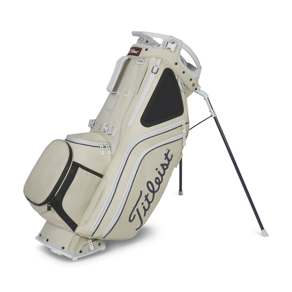 TITLEIST HYBRID 14 STAND BAG SAND/NAVY