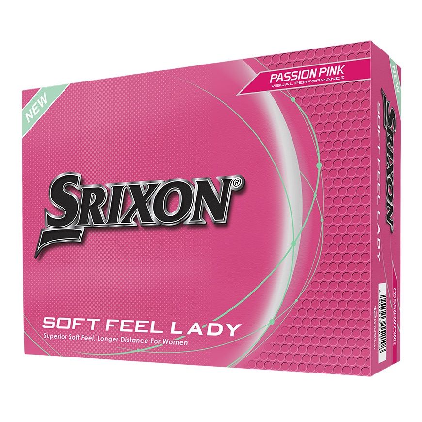 SRIXON SOFT FEEL LADY 9 PASSION PINK GOLF BALLS