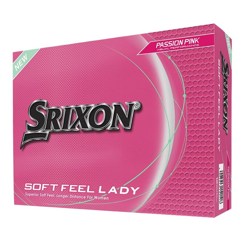 SRIXON SOFT FEEL LADY 9 PASSION PINK GOLF BALL DOZEN