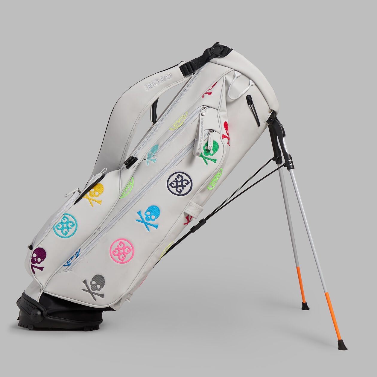 G/FORE LIMITED RELEASE ICON DAYTONA GOLF STAND BAG NIMBUS/MULTI