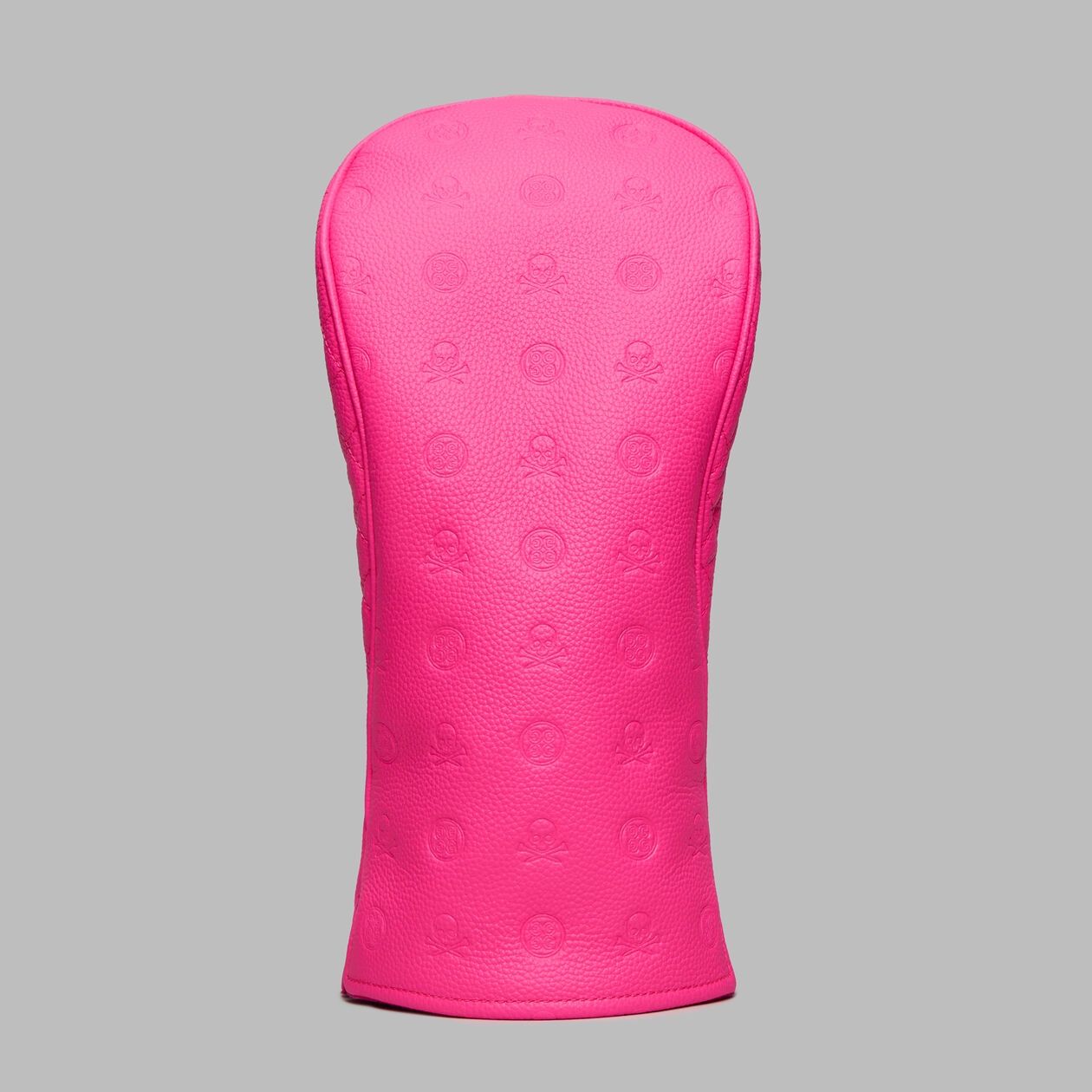 G/FORE LIMITED RELEASE EMBOSSED SKULL AND TEES DRIVER HEADCOVER KNOCKOUT PINK
